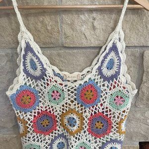 Altar'd state Crochet tank top - size small